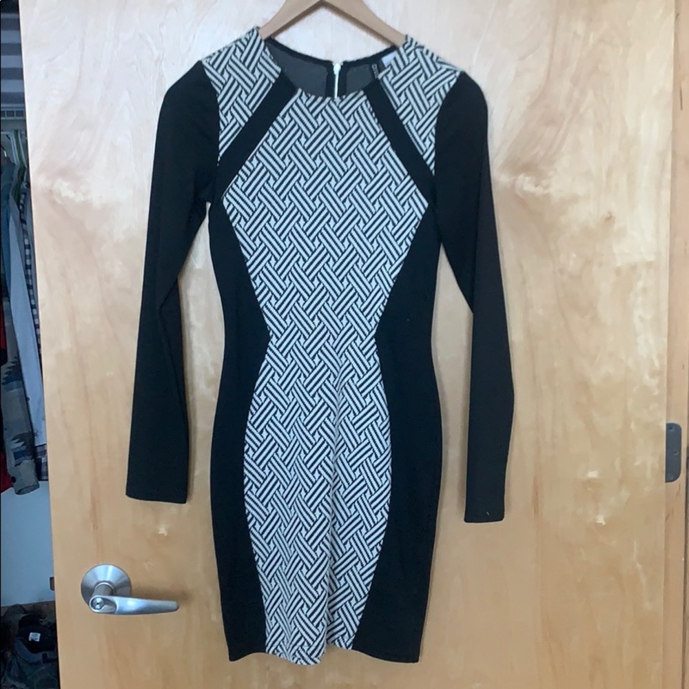 Bodycon Black Long Sleeve Dress